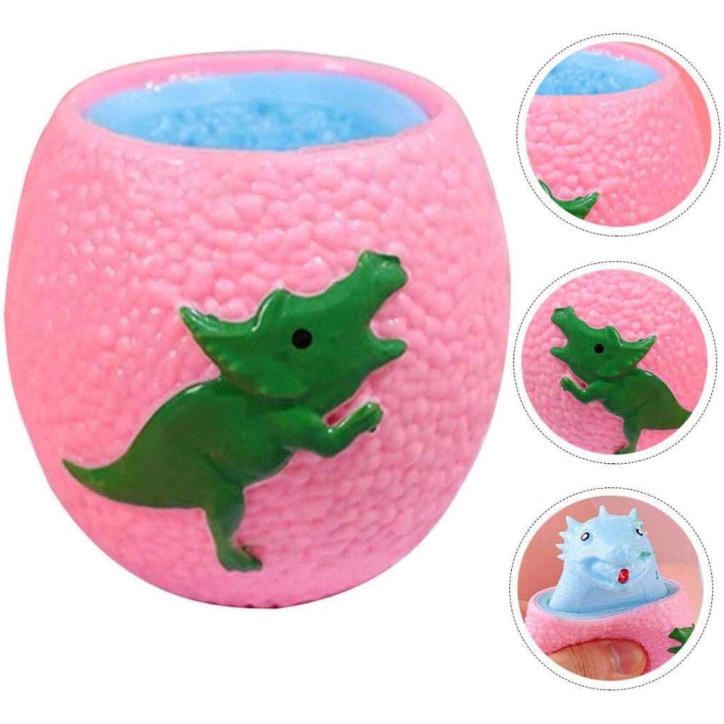 Dinozaur Jajko Squishy Antystresowy Gniotek Wyciskany Relaks Sensoryczny