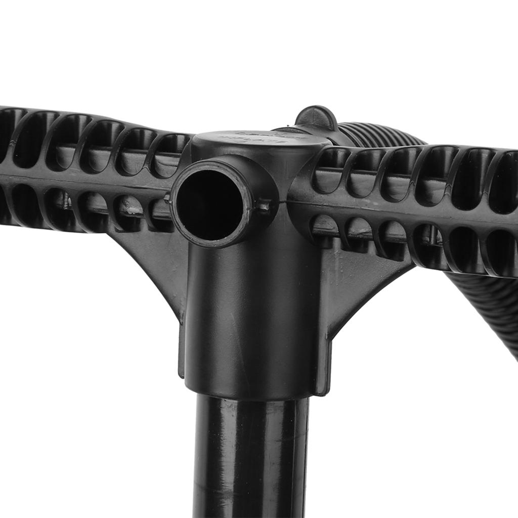 Черный сверхлегкий оригинальный пластиковый цилиндр, двухходовой мини ручной надувной воздушный насос для резиновых лодокL