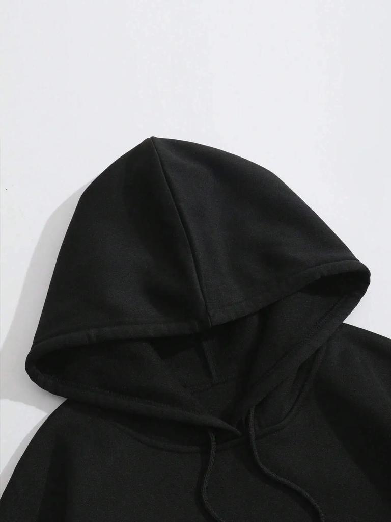 Men's and Women's Plus Size Printed Top, Loose Casual, Soft, Comfortable and Breathable, Outdoor Sports Loose Pullover Hoodie