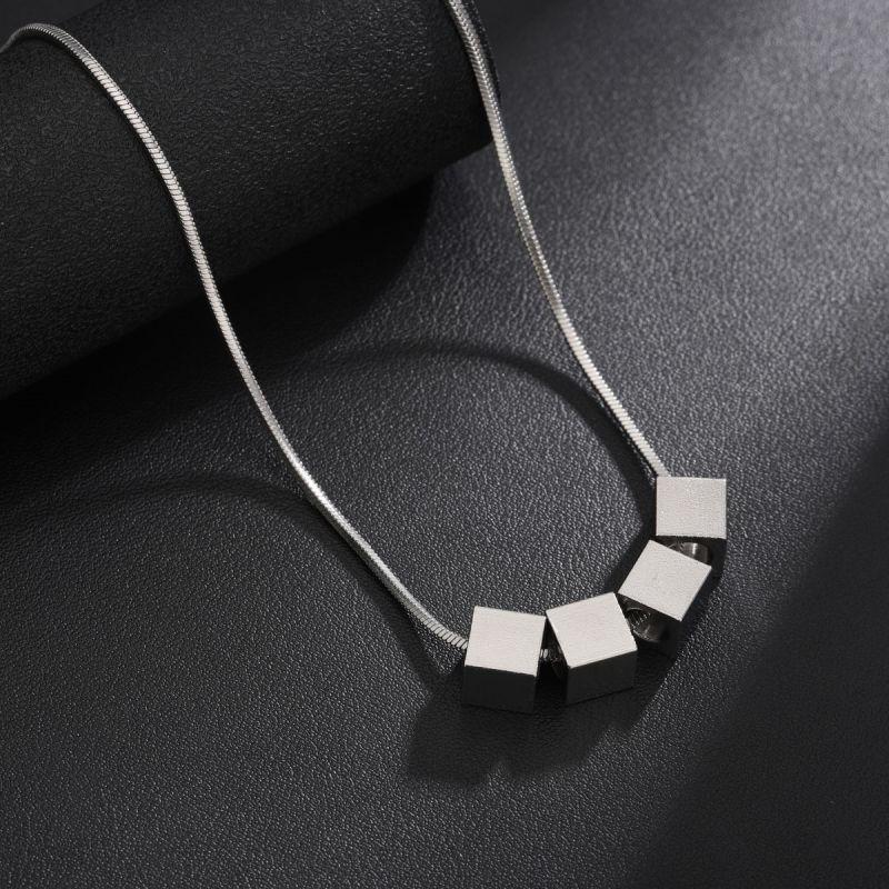 Unisex Copper Alloy Necklace Electroplated Durable Non-Fading Jewelry Sweater Chain Personalized Fashion Accessory