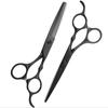 Professional Japan Steel Bamboo 6 '' Hair Scissors Set Haircut Thinning Barber Makas Scisors  Shears Hairdresser Scissors