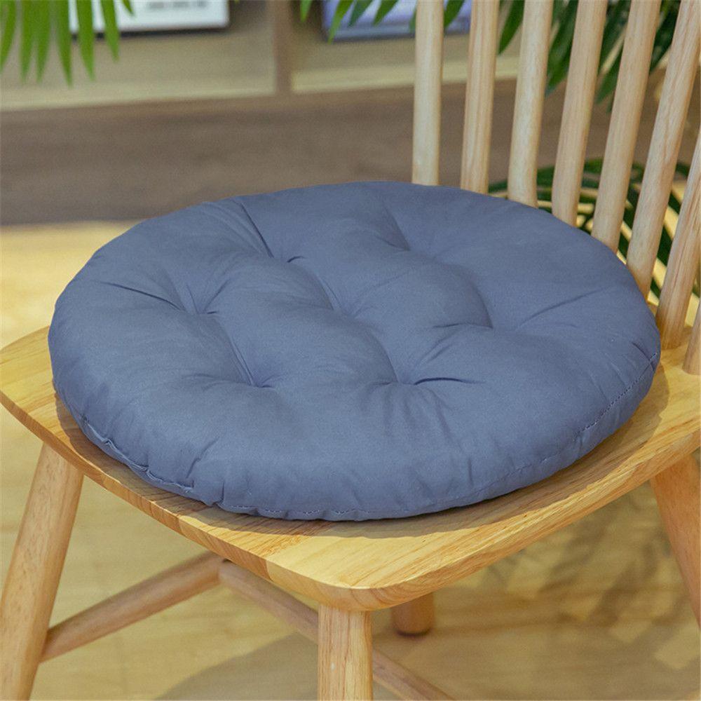 Solid Color Round Pad Winter Chair Cushion Thicken Non-slip Cushion High Quality PP Cotton Round Cushion Dining Chair Cushion