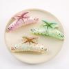 Acetic Acid Starfish Acetate Hair Clip Elegant Crystal Shell Hair Claw Rhinestone Shark Clip  Beach