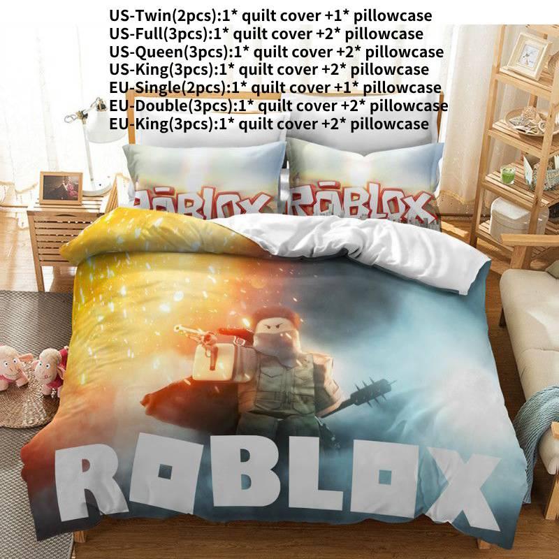 3D Мультяшное Аниме Набор Пухового Одеяла Высококачественная Цифровая Печать 3 Предмета Комплект Постельного Белья Студенческое Постельное Белье Пододеяльник Наволочки