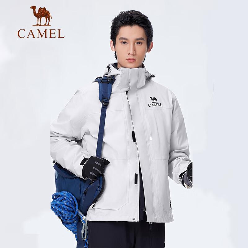 Camel Мужская пуховая куртка 3-в-1 с капюшоном