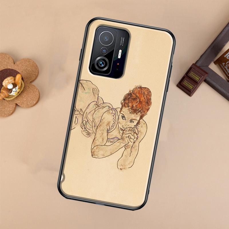 Чехол Эгон Шиле для Xiaomi POCO X7 X6 X5 X3 Pro F3 F5 F6 M6 Pro 13 14 Ultra 11T 12T 13T 14T Pro