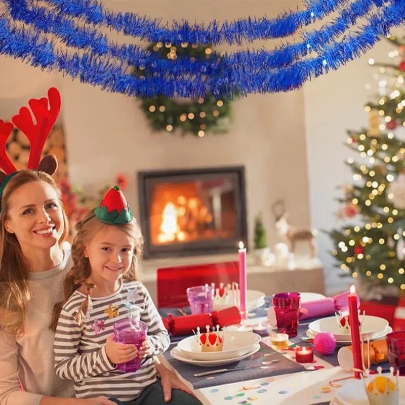 1,5 м рождественские украшения лента гирлянда украшения красочные полоски для рождественской елки барные украшения принадлежности для свадебной вечеринки