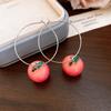 Resin Simulation Fruit Earrings Exaggerated Fruit Earrings Dangle Earrings  Vacation Accessories