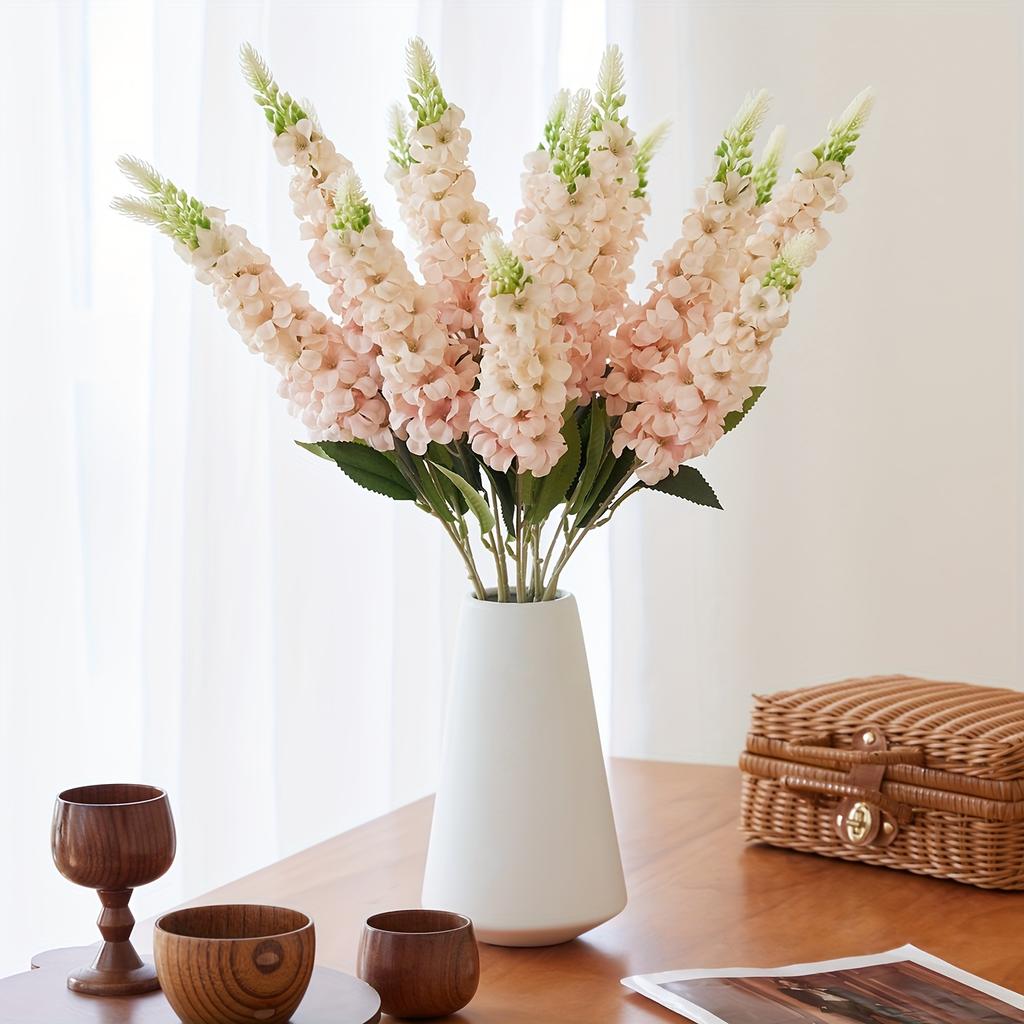 3 шт. искусственных цветов на длинном стебле, 73 см, шелковые цветы дельфиниума для домашнего декора, для улицы, для цветочных композиций, для свадебного украшения