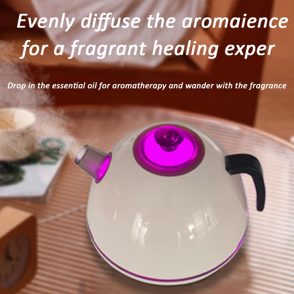 USB Powered Portable Desktop Humidifier,Aroma Diffuser with 7 Color LED Lights, Large Capacity Silent Operation, Multifunctional Mist for Home, Office