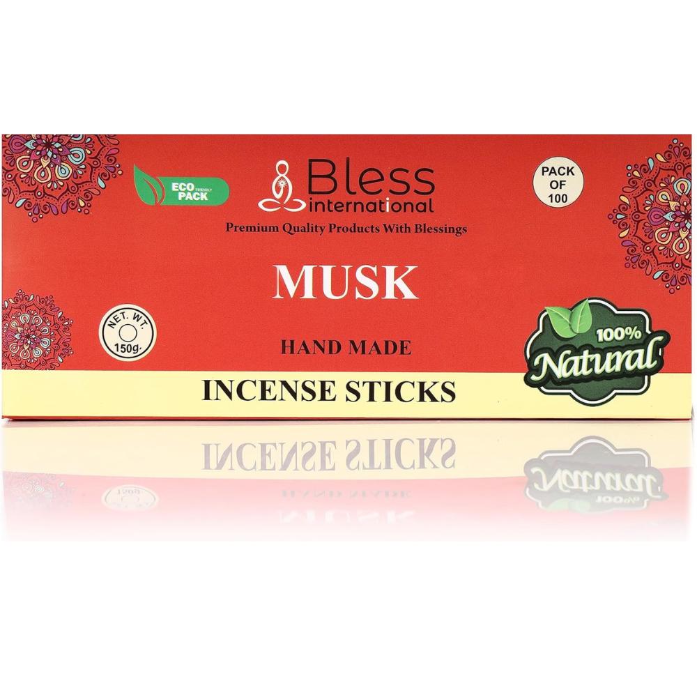 Благовония-палочки-Bless-Musk-Incence-Sticks 100%-Natural-Handmade-Hand-Omocked-Incence-Sticks Organic-Free-Chemicals-for-Purification-Relaxation-Positivity