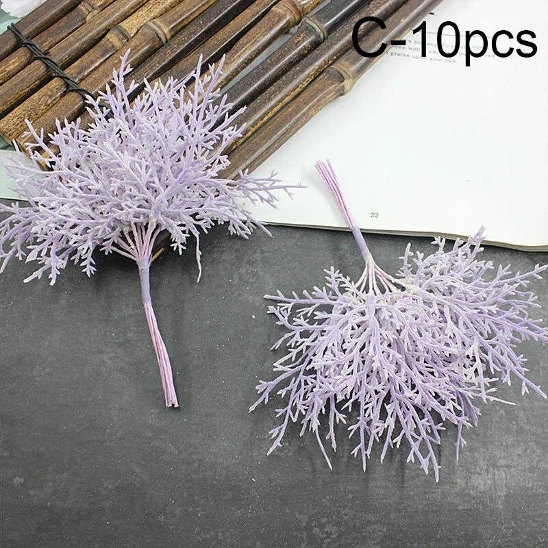 Букет новых сосновых растений, искусственный цветок, ветка рождественской елки, букет, свадебный домашний декор, сделай сам, венок, украшение для рождественской вечеринки