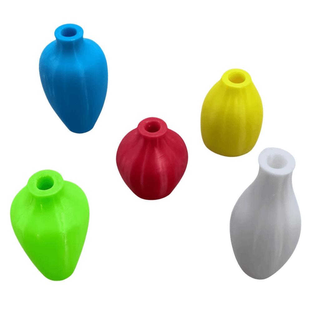 5Pcs Modern Tiny Magnetic Bud Vases DIY Vase Fridge Stickers  Plant Lovers