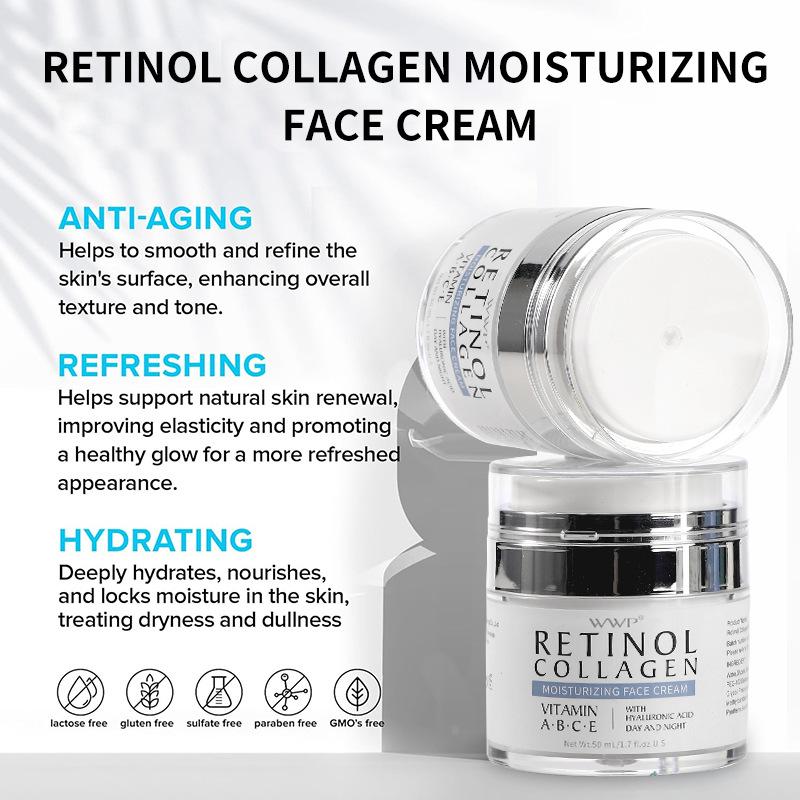 Retinol Collagen Moisturizing Cream Nourishing Hydrating Emulsion Cream Lift Face