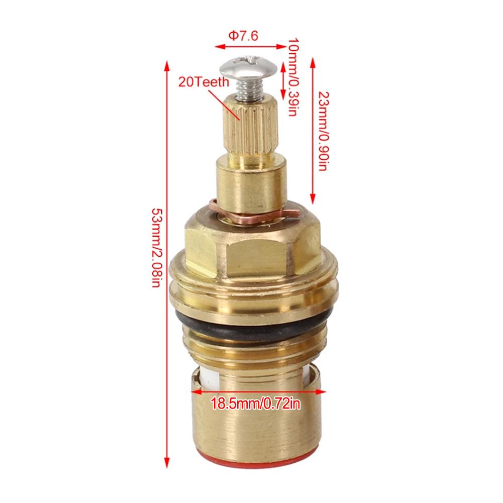 Gland Premium Ceramic Disc Replacement Tap Cartridge Valve 20 Teeth 12 Sizes