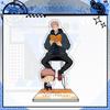 Jujutsu Kaisen Reading Series Double-Sided Standee with Acrylic Figurines: Gojo Satoru, Fukushige Todo, and Itadori Yuji