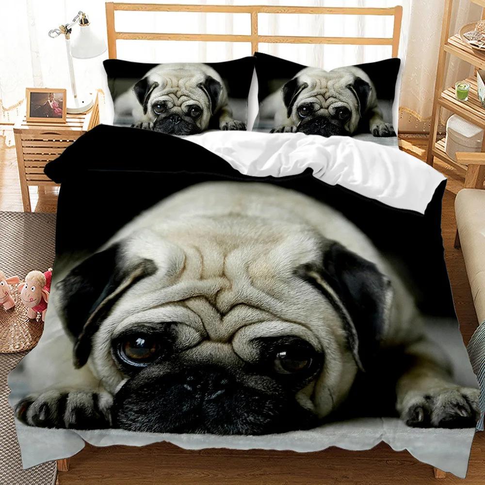 Pet Dog Bedding Ropa De Cama 140x210cm Cartoon Cat Duvet Cover Set Comforter Bedding Sets Twin Size Home Textile Hot Quality