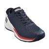 Wilson RUSH PRO ACE OMNI Tennis Shoes (WRS334130U075) for Men, Size 25.5cm, Navy Blazer/White/Infrared