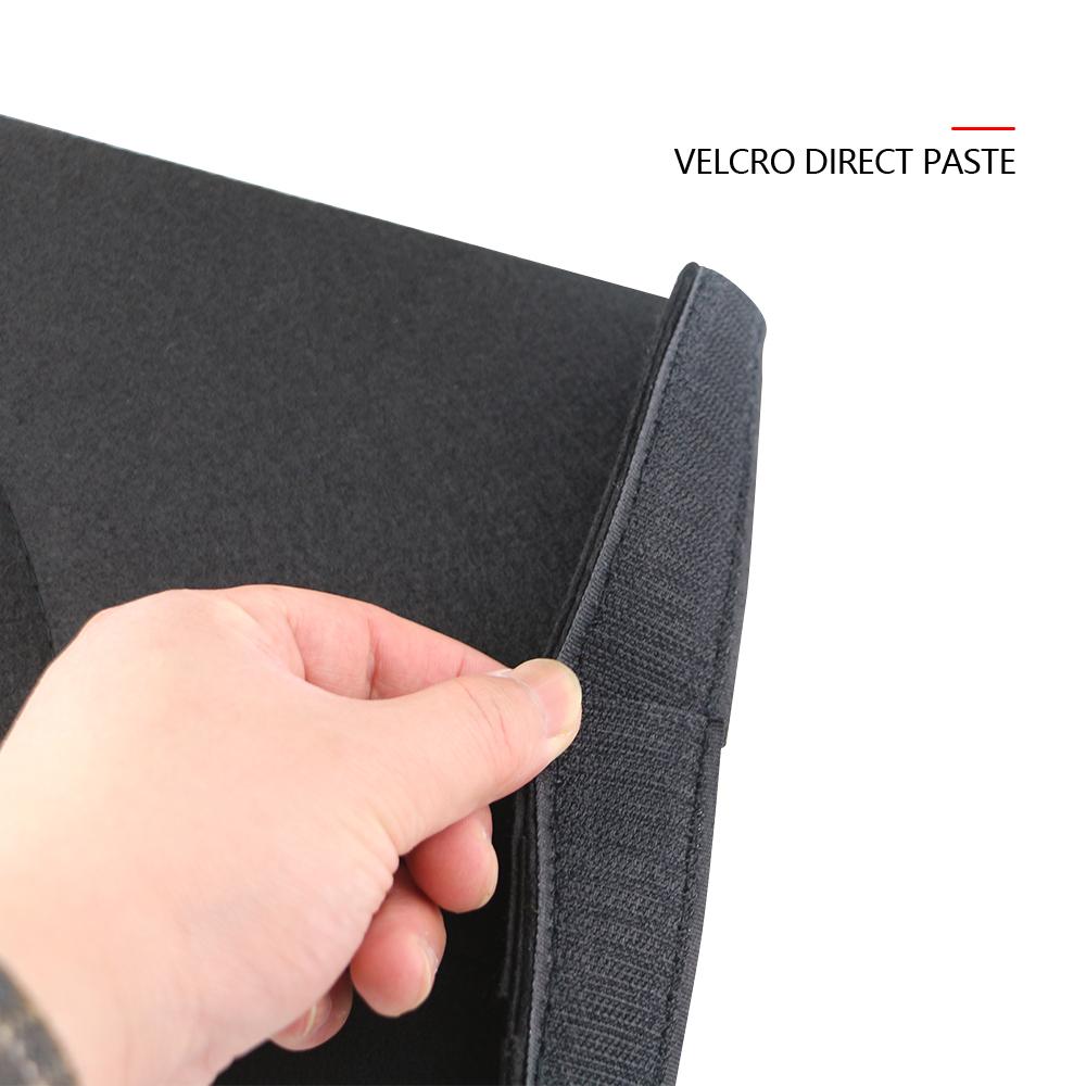 For VW Polo Hatchback 2011-2018 Car Accessories Flannel Auto Trunk Side Storage Organizer Board Baffle Partitions Plate Plank