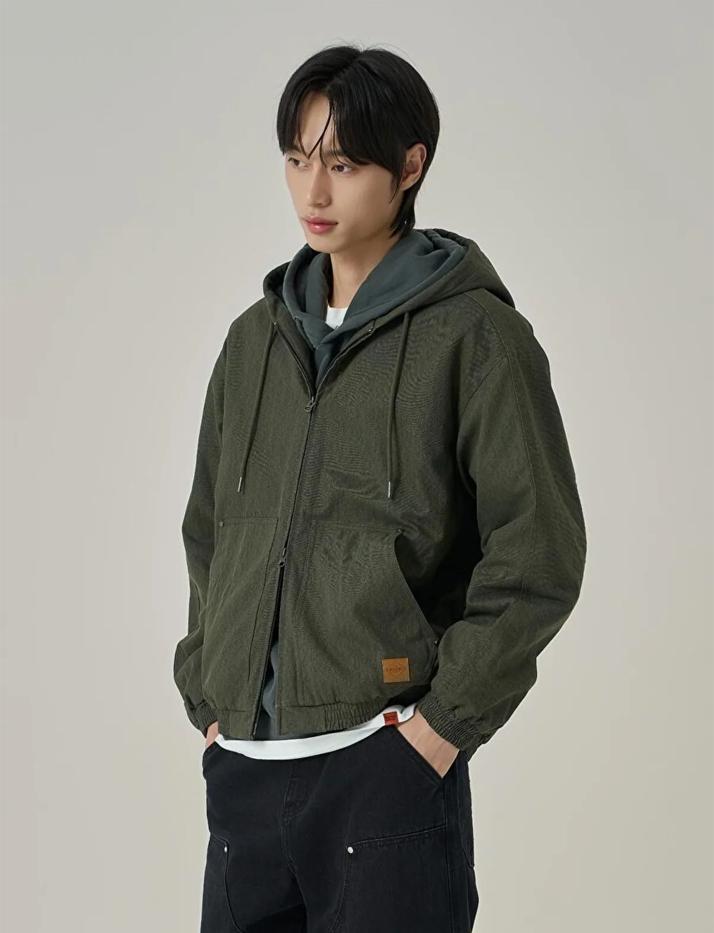 SUPERDRY Vintage Hooded Jacket Khaki