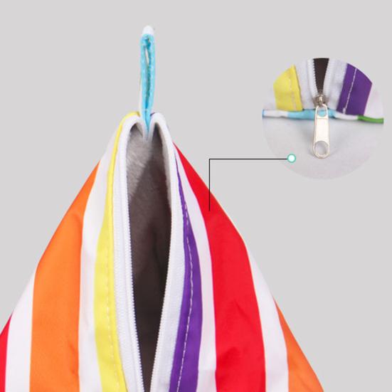 Переноска для маленьких животных, модная переноска с дышащими отверстиями, портативная дорожная сумка-переноска с треугольными чашками для хомяка