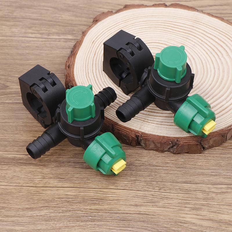 1Pc External Thread Agricultural Sprayer Fan Shaped Adjustable Nozzle For Garden Irrigation Tubing