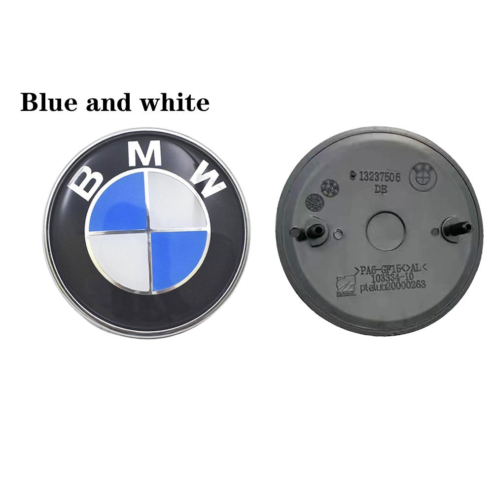 FDS19 AAA--2pcs 74mm 82mm Car Emblem Logo Rear Trunk Badge for mini BMW E46 E39 E87 E90 E28 E53 E30 E60 E34 E36 E61 E62 E70 E91 E92 X3