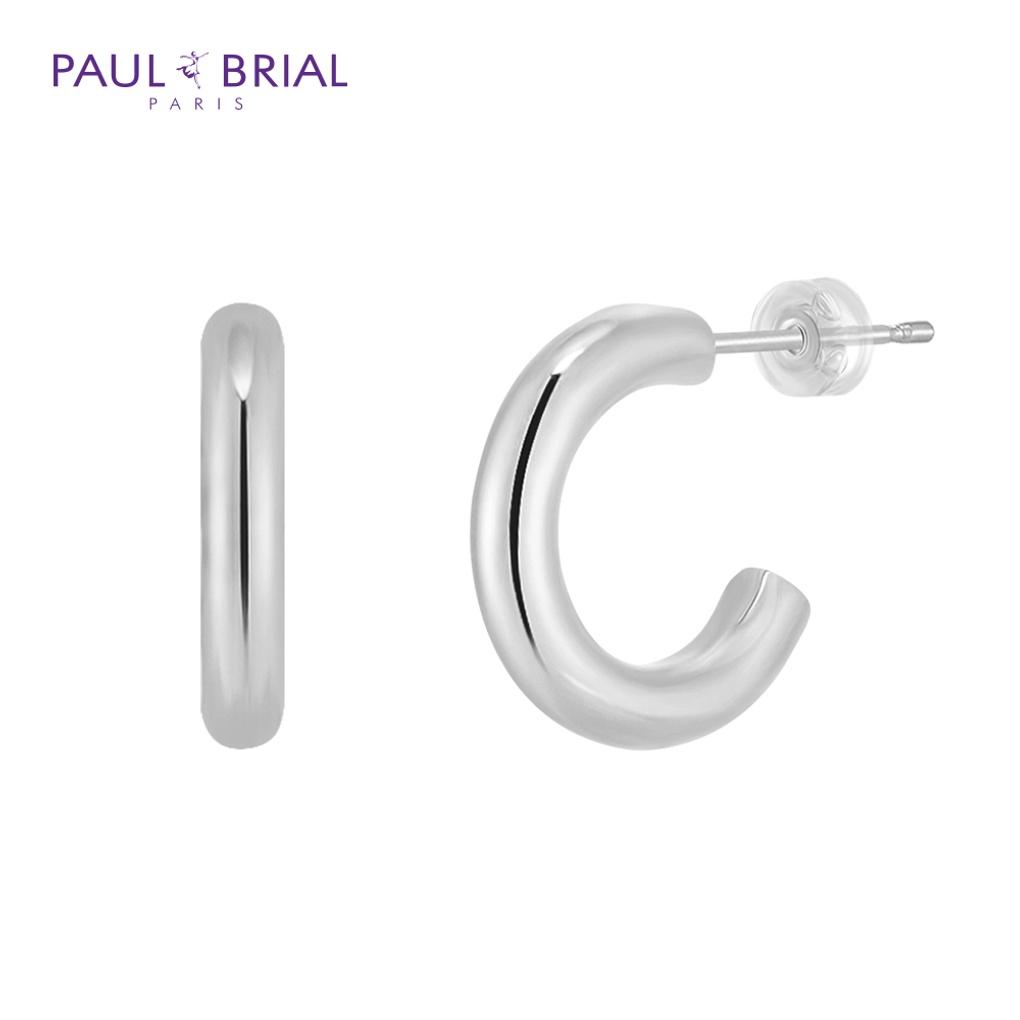 PAULBRIAL PYBE0176 (РГ) Базовые серьги-кольца в виде пончиков, большие