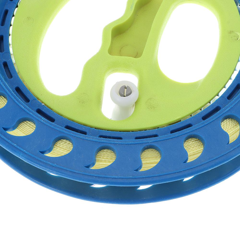 Креативная витая леска, круглая синяя катушка для намотки, ручка для колесика, инструмент, леска, катушка для воздушного змея