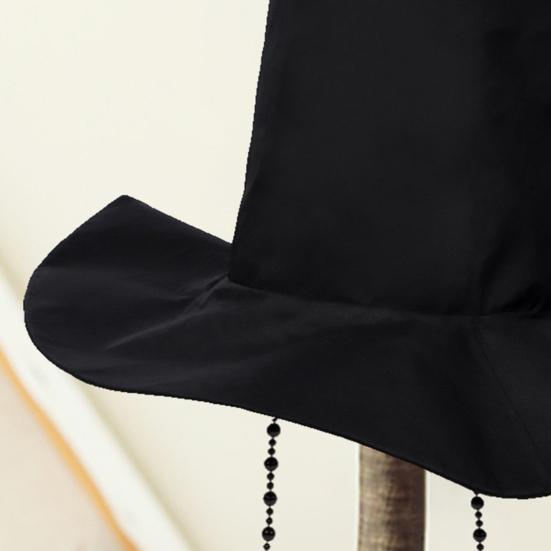 Черная косплей шляпа женская мужская в хип-хоп стиле однотонная косплей кепка для подростков реквизит на Хэллоуин аксессуар для костюма