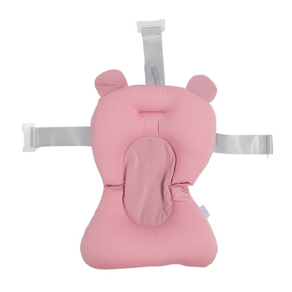 Soft Baby Bath Support Cushion Pad Cute Breathable Adjustable Newborn Bathtub Floating Pillow Mat