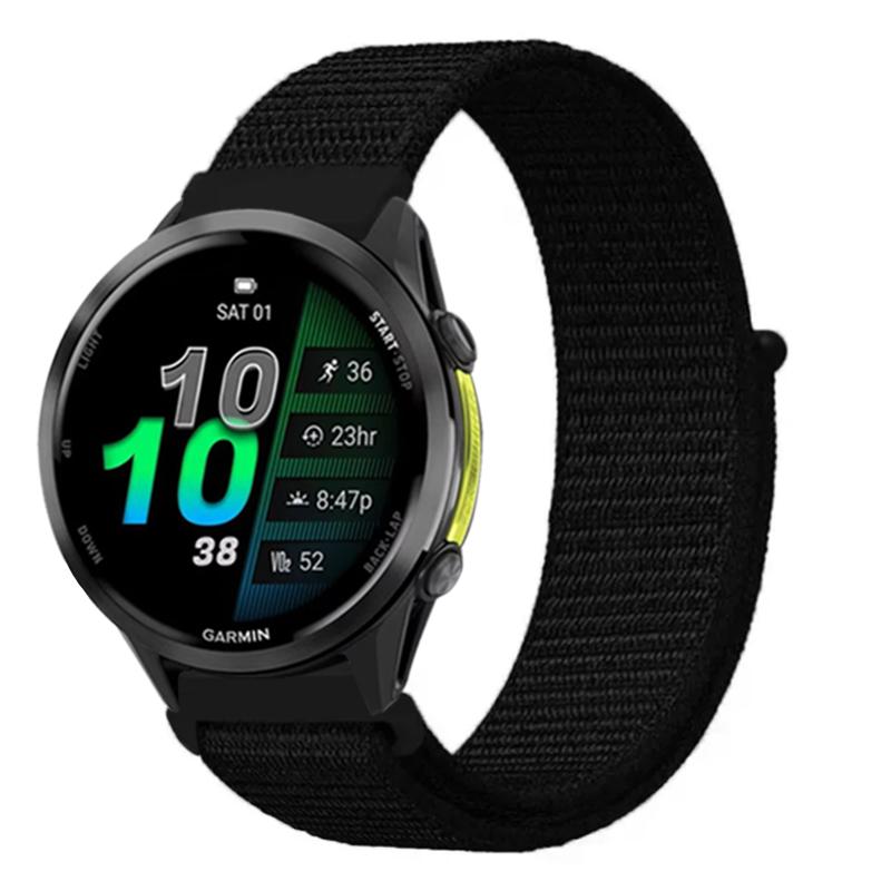22 мм 20 мм Нейлоновый ремешок для Garmin Forerunner 970 570 165 965 55 Venu 3 Стиль флага Модный браслет Garmin Active 6 Approach S50
