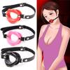 Silicone Mouth Ball Bondage Lips Ring Open Gag Ball Adult Slave Erotic Sex Toy For Couples Toys Mouth Gag Games Lovers