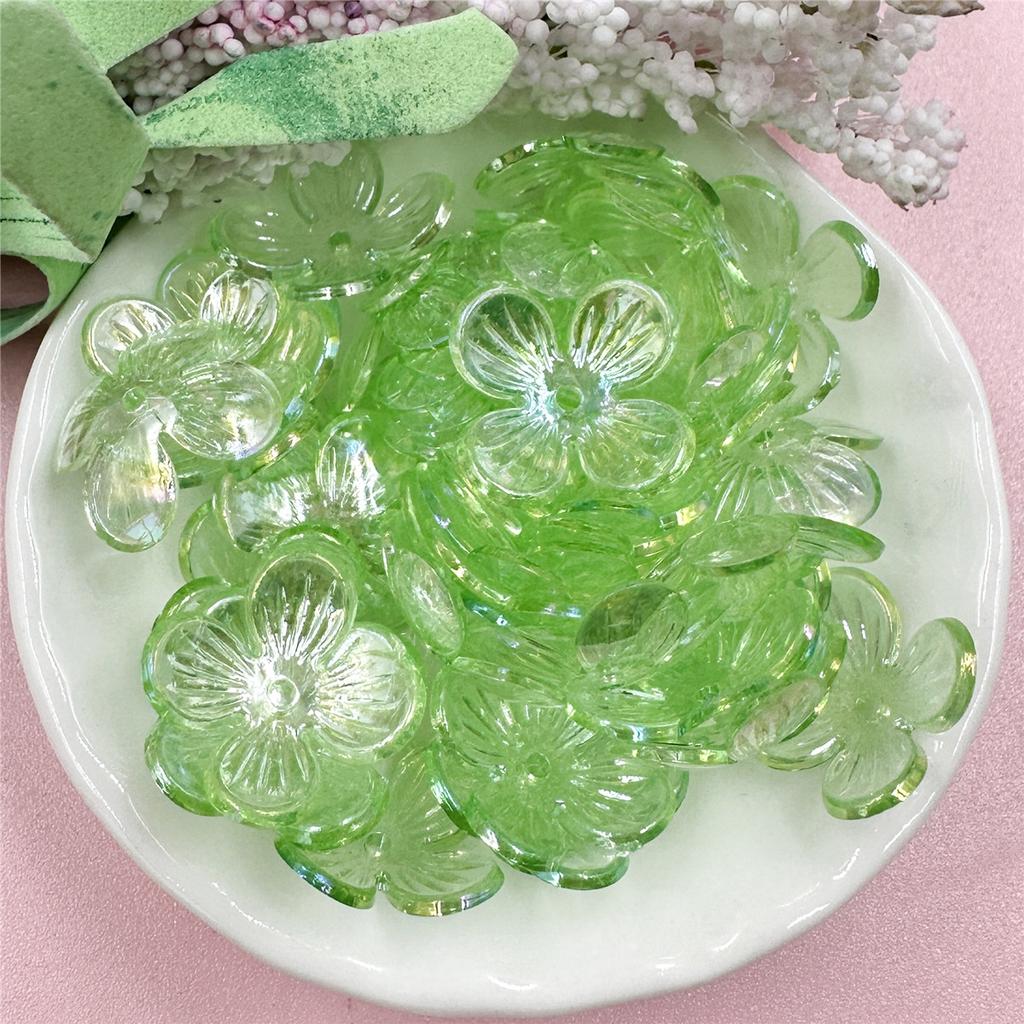 Браслет 15,8 мм, материалы ручной работы, акриловая шпилька, серьги, аксессуары, маленькие цветочные бусины, 100 шт., прозрачные хрустальные модные аксессуары