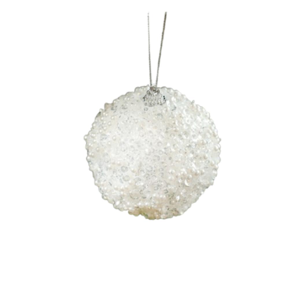 Colorful Foam Sequin Christmas Balls Pendant Shatterproof Christmas Tree Ornaments New Year Gifts