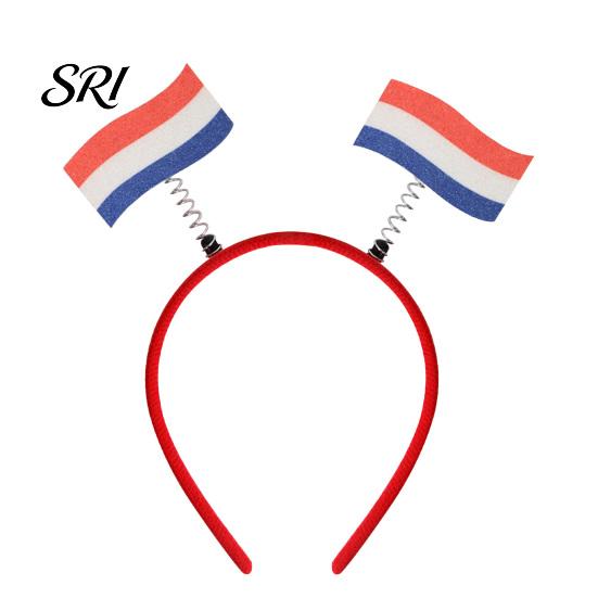 Photo Prop Headband Football for Women Men Soccer Cheering National Flag Eye-catching Party Headwear Hairband Game Day Accessories Sports Fans