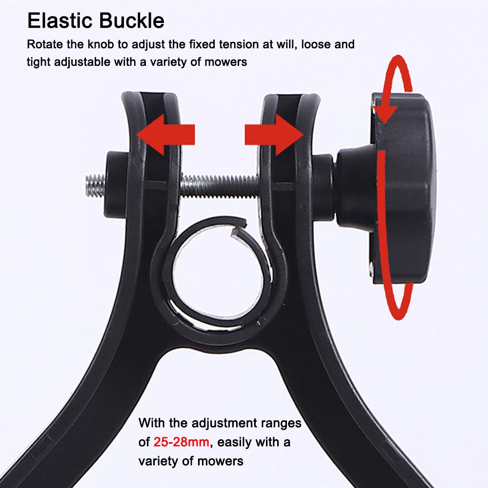 Universal String Trimmer Auxiliary Wheel Practical Cordless Grass Mowing Machine Accessory 25-28mm