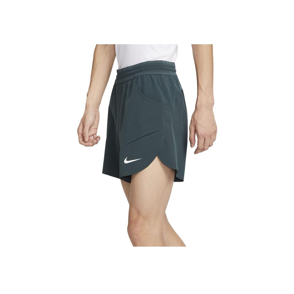 Nike Rafa Dri-FIT ADV однотонные спортивные шорты с прямыми штанинами, мужские брюки темно-зеленого цвета, DV2882-328