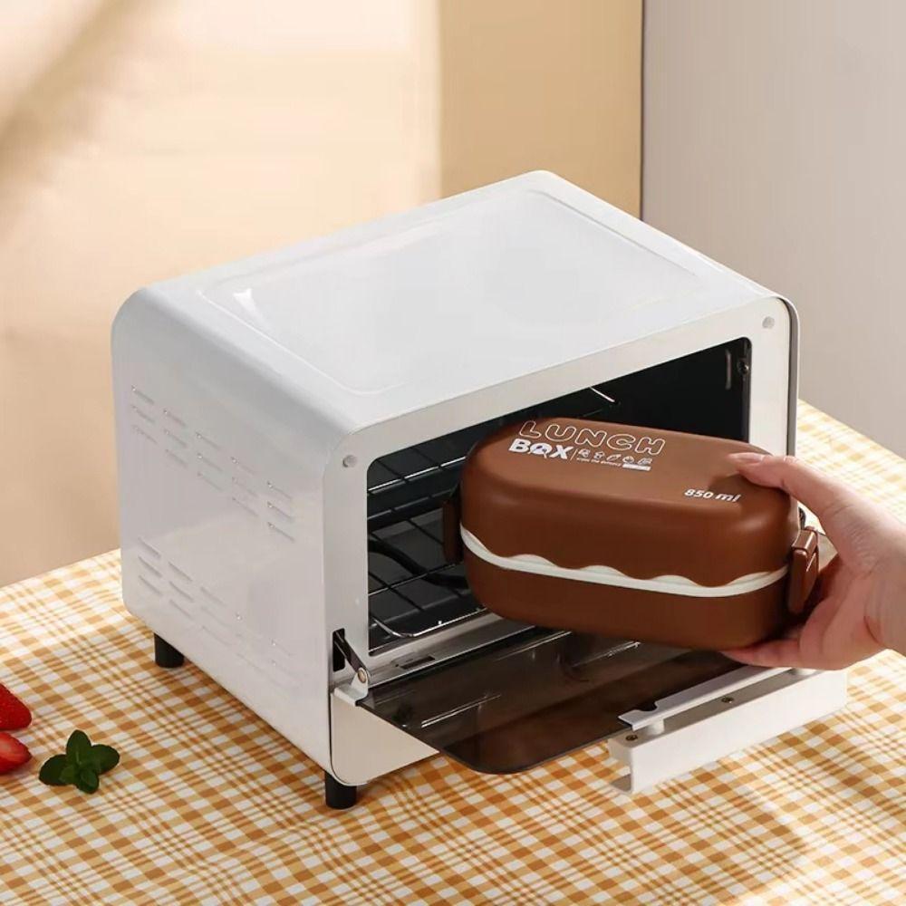 Sealed Divides Food Container 3 Grids Snack Food Box Durable Food Storage Crisper  Outdoor