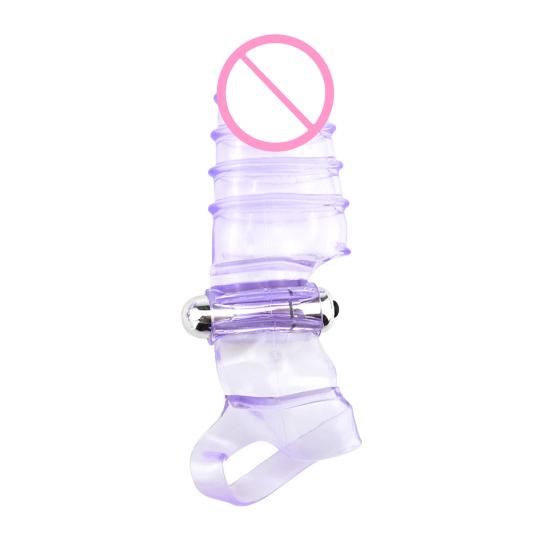 Finger Silicone Vibrator Stimulate Women Clitoris Nipples & Anal Women G Spot Massage Stimulation Products Adult Sex Toy for Solo & Couple Play