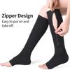 Athletic Compression Zipper Socks Vein Stretch Socks Women Men High Elasticity Pressure Long Biking Socks Leg Support