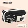 Black Cat Pen Bag Multi-layer Stationery Bag Cartoon Stationery Organizer  Student Gift