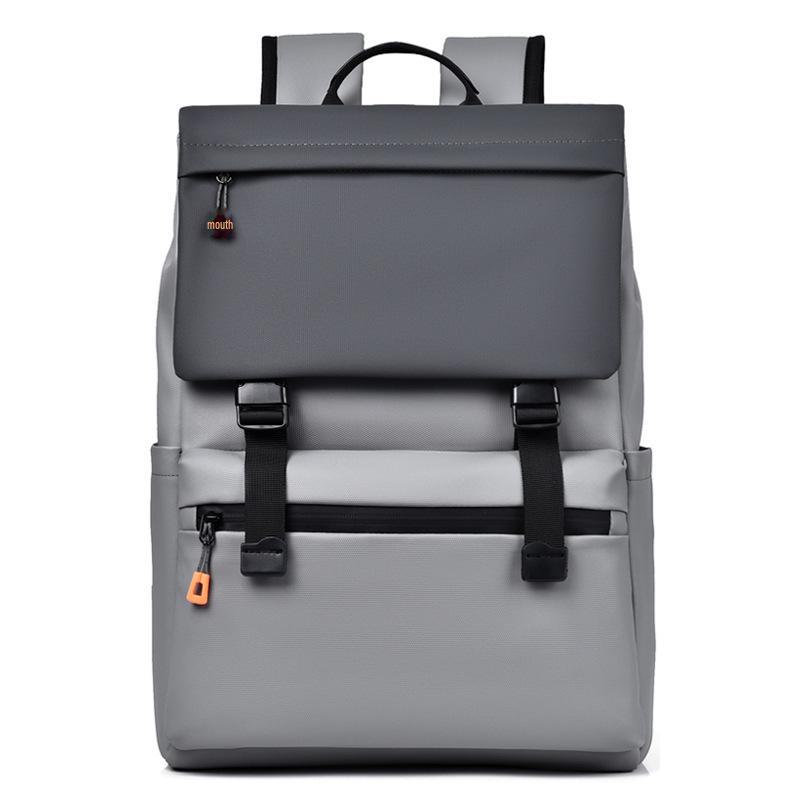 Men's Large Capacity Fashion Backpack - Casual Computer and Shoulder Bag with Front Cross Design