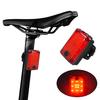 Задний фонарь для велосипеда USB перезаряжаемый водонепроницаемый ультра яркий светодиодный светильник Предупреждение о безопасности Детали велосипеда Съемный сигнал поворота Предупреждающий свет Аксессуары для велосипеда