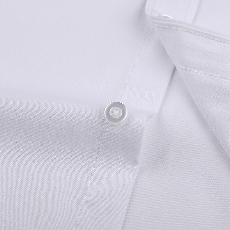 Summer breathable women's short-sleeved white shirt OL slim-fitting professional wear interview overalls cotton V-neck shirt formal wear