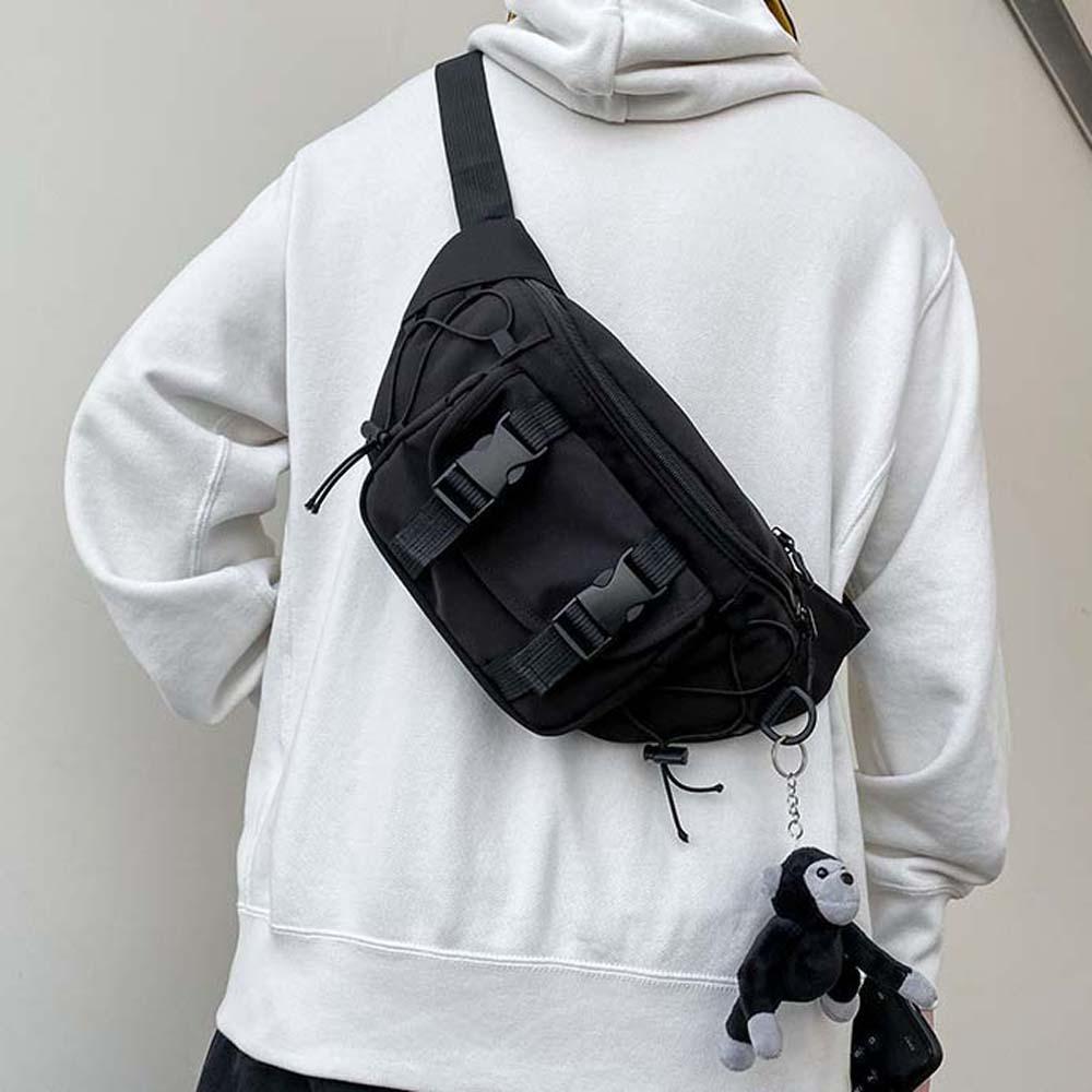 Сумка на пояс для скалолазания, сумка на пояс для отдыха на открытом воздухе, многофункциональная корейская сумка через плечо для мужчин, сумка через плечо для кемпинга