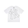 New MLB Drop Shoulder Sleeve T Shirt Unisex White 31TS33131-50W