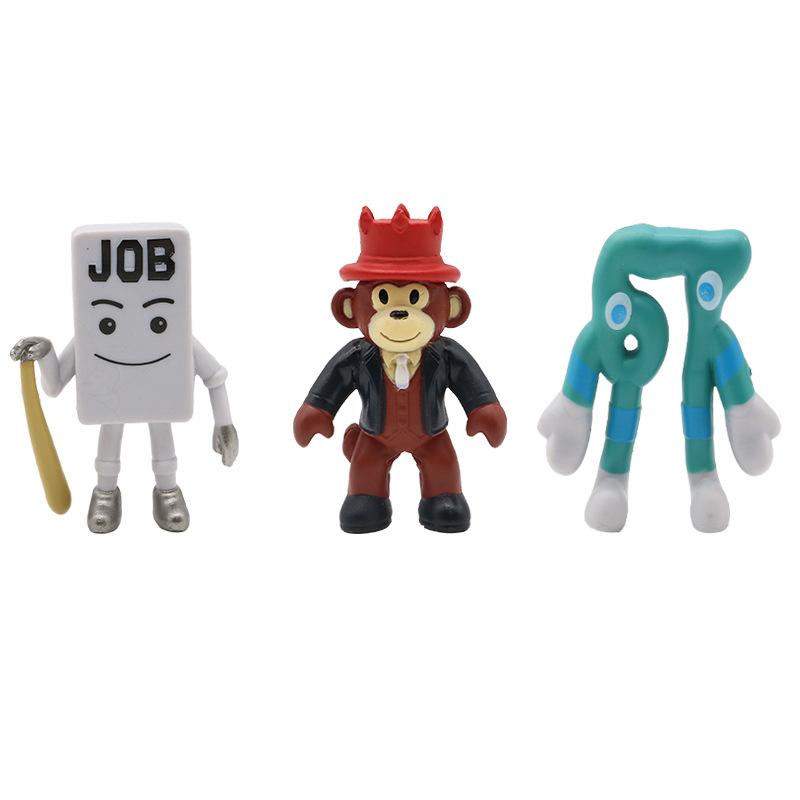 НОВЫЕ 6/8 шт. Игровые фигурки Steal a Brainrot PVC Модели Игрушки Нет. 9 & Нет. Коллекция 67 Декораций для Стола Рождественский Подарок для Ребенка