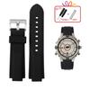 Для мужских часов Timex E-tide Compass T2N720 T2N721 TW2T76300 водонепроницаемый мягкий силиконовый ремешок с инструментами Винтовые штифты