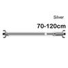 Multifunctional Extendable Rod Adjustable Stainless Steel Curtain Telescopic Pole Household Hanging Rod Bathroom Product 35-80cm